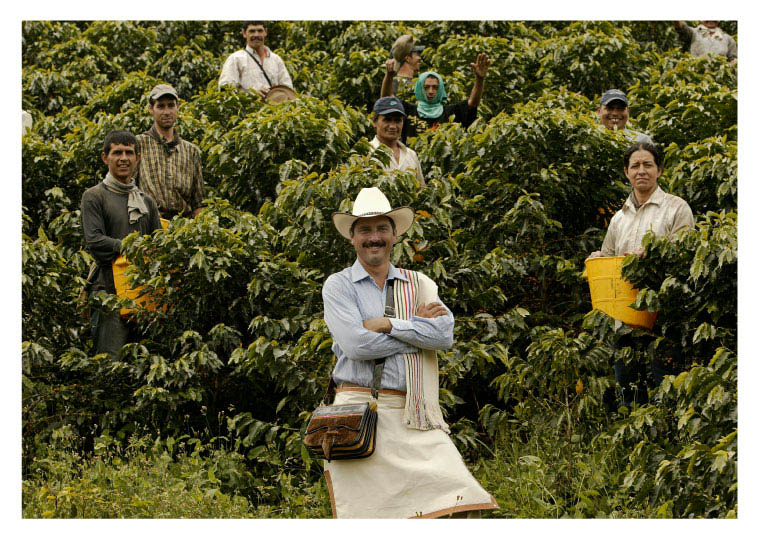 Juan Valdez en promoción del café