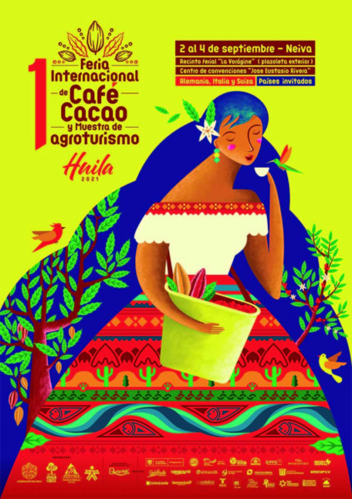 Huila productor de cafés y cacao en Colombia