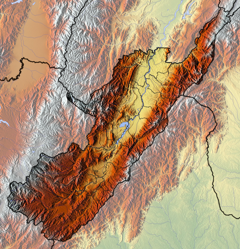 Huila, departamento en el sur de Colombia