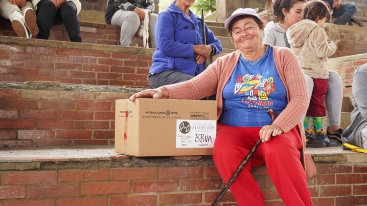 BBVA Colombia y Banco de Alimentos apoyan a campesinos damnificados por el invierno