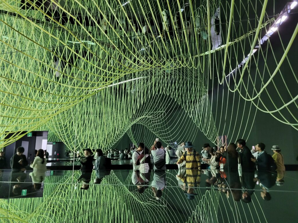 Pabellón de Japón. Cortina de algas. Expo 2025 Osaka. 