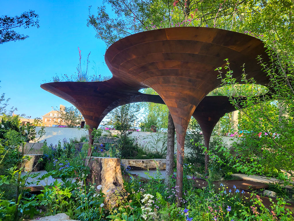 El Jardín Water Aid Garden en Chelsea Flower Show 2024.