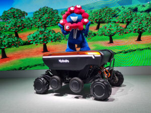 Un robot agrícola de plataforma modelo S.